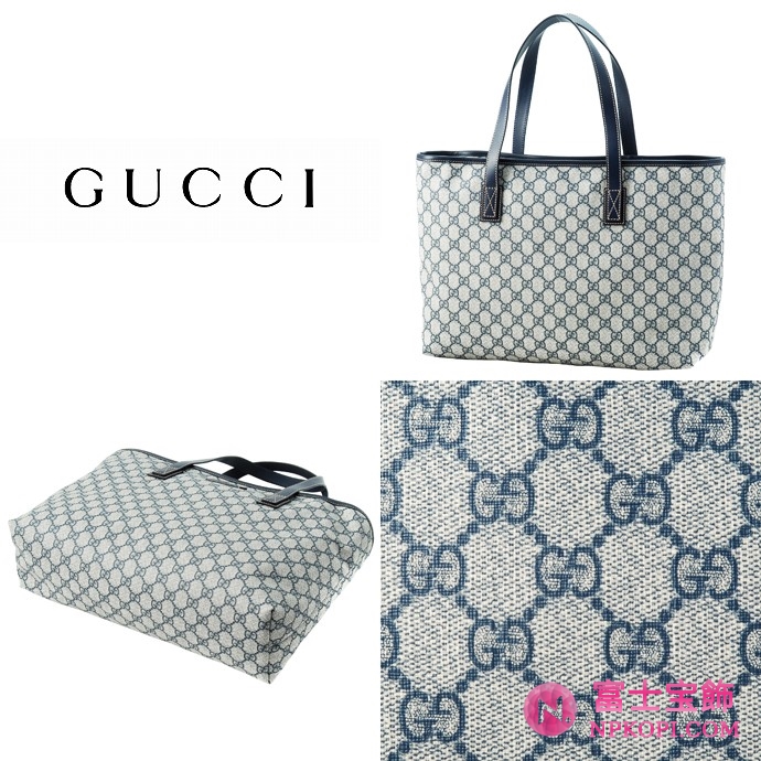 GUCCI/グッチ 2012年春夏JOY定番キャンバスGG柄ショルダートートバッグ 211137 FP47N 4075 